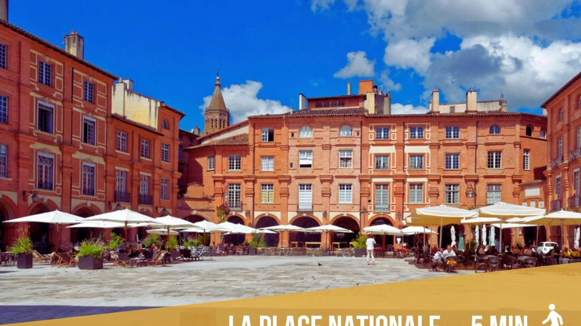 Le Lodge Central - Parking - Vue Piscine - By Montauban City Apartment