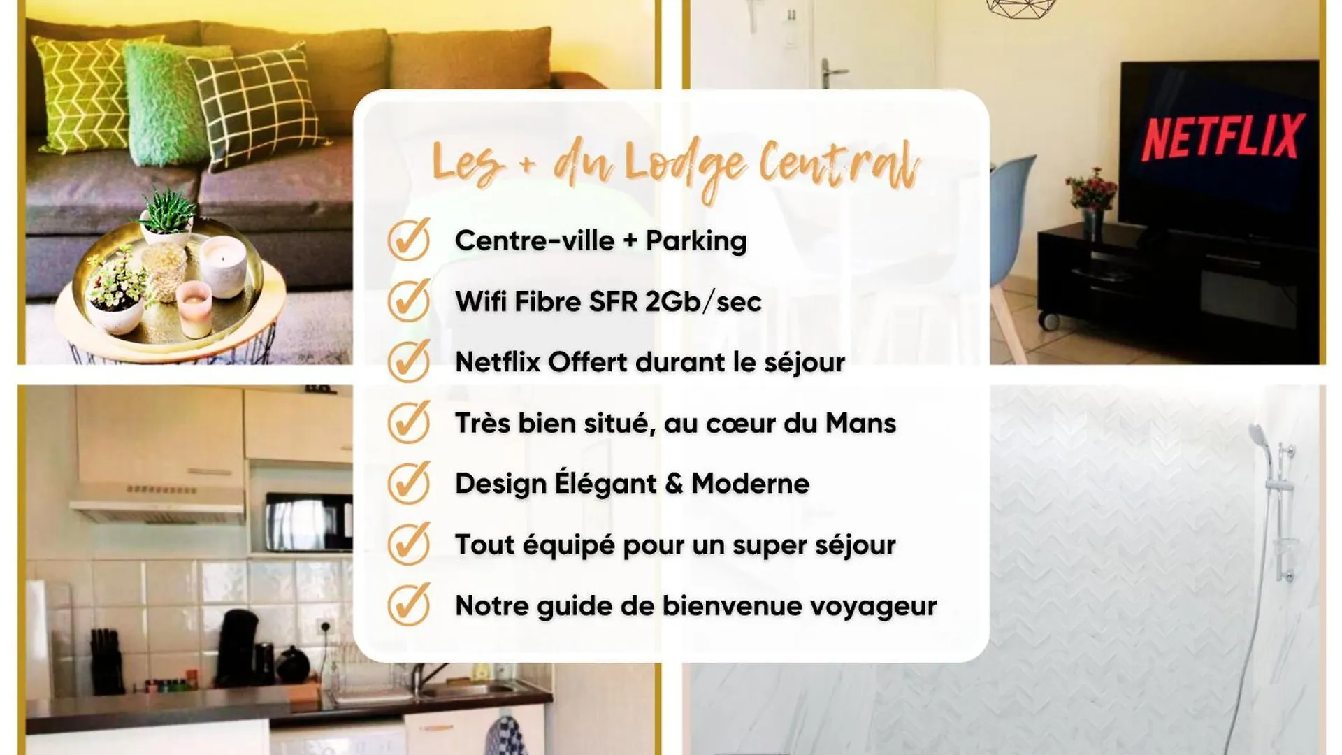 Apartment Le Lodge Central - Parking - Vue Piscine - By Montauban City